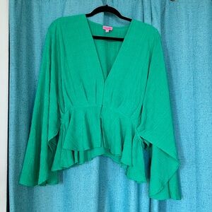 Miami Vibrant Green Blouse